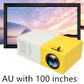 Portable Projector 3D Hd Led Home Theater Cinema HDMI-compatible Usb Audio Projector Yg300 Mini Projector