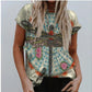 EBay Female Dragonfly Print Crew Neck T-shirt