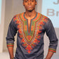 EBAY Explosive Men's Ethnic Print T-shirt