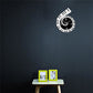 Decoration Wall Clock Treble Clef Piano Keyboard Musical Notes Irregular Decoration Clock Wall Clock Cross-border