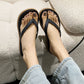 Thick-soled Flip-flops Fashion Outer Wear Color Matching Non-slip