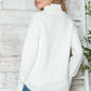 Half Zip Long Sleeve Knit Top