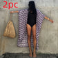 Polyester Ladies Sun Protection Resort Beach Dress Cover Up