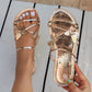 New Fashion Butterfly Cross-strap Sandals Summer Beach Shoes