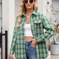 Mandy Plaid Button Up Long Sleeve Shirt