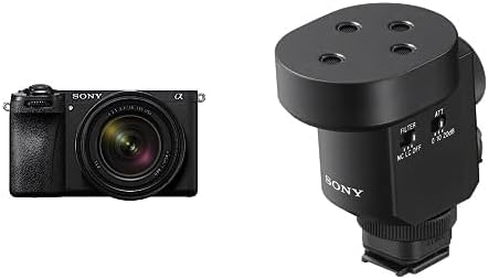 Sony Alpha ILCE6700L/B with Content Creator Shotgun mic ECMM1