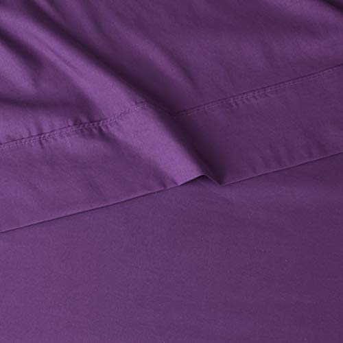 AmazonBasics Light-Weight Microfiber Sheet Set - Full, Black