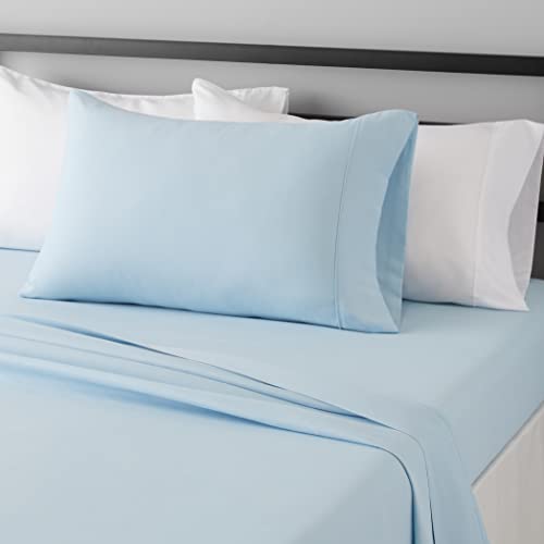 AmazonBasics Light-Weight Microfiber Sheet Set - Full, Black