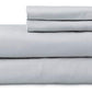 Welhome Soft Finish 100% Cotton Percale Sheet | 4 Piece Set | Full Size | White |