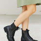 Weeboo Set the Mood Lug Sole Combat Booties