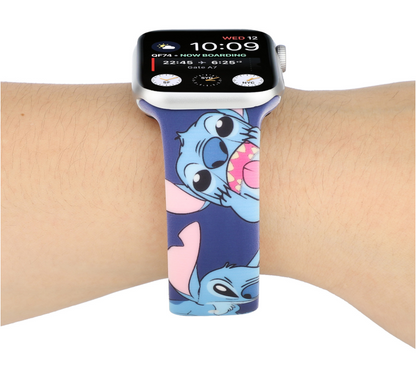 Stitch Silicone Sports Watch Band