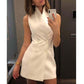 hirigin Women Sleeveless OL Bodycon Mini Dress