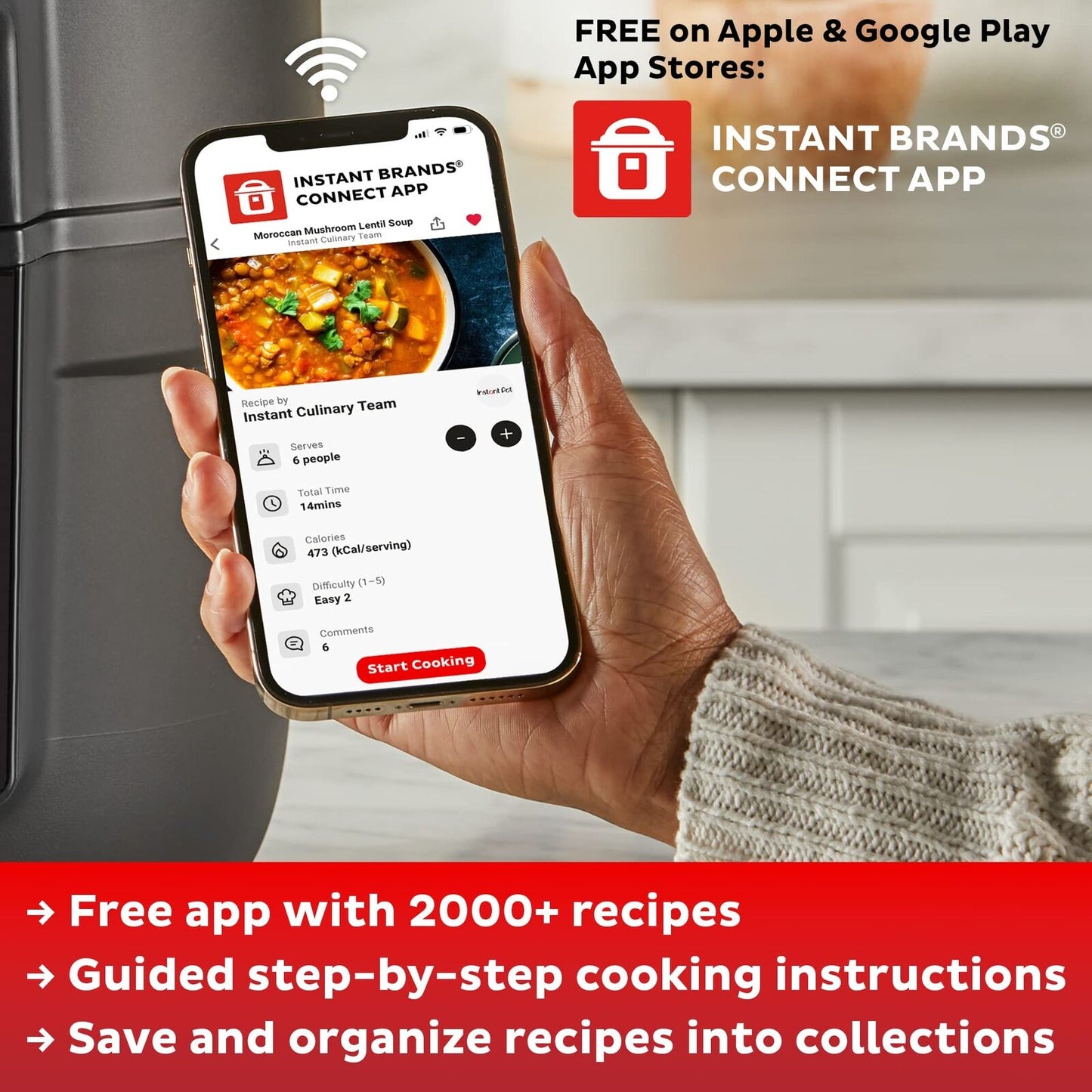The Instant Vortex Plus 6-Quart Air Fryer Ove