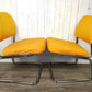 Vintage Set of Two Cantilever Tubular Chrome Chairs