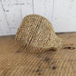 Vintage Weaved Wicker & Metal Vase