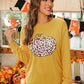 Leopard Pumpkin Graphic Sweatshirt