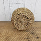 Vintage Weaved Wicker & Metal Vase