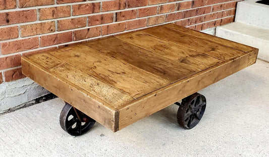 Vintage Railway Cart - Coffee Table