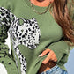 Leopard Graphic Pullover Sweater