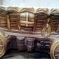 Vintage Covered Wagon Planter, Matte