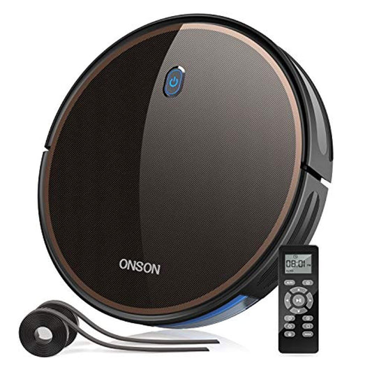 Robot Vacuum, ONSON 2000Pa Robotic Vacuum Cleaner (Slim) Max Suction,