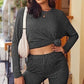 Ekouaer Pajamas 2 Piece Lounge Sets Ribbed Knit Matching