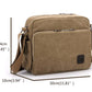 Men's Multifunction Canvas One Shoulder Business Casual Bag