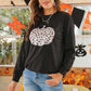 Leopard Pumpkin Graphic Sweatshirt