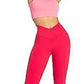 Sunzel Flare Leggings, Crossover Yoga Pants for Women with Tummy Control, High-W