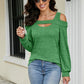 Cutout Cold-Shoulder Top