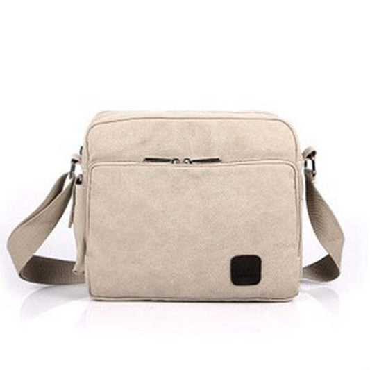 Men's Multifunction Canvas One Shoulder Business Casual Bag