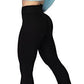 Sunzel Flare Leggings, Crossover Yoga Pants for Women with Tummy Control, High-W