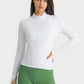 Millennia Half Zip Thumbhole Sleeve Sports Top