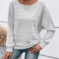 Full Size Round Neck Long Sleeve Top