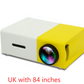 Portable Projector 3D Hd Led Home Theater Cinema HDMI-compatible Usb Audio Projector Yg300 Mini Projector