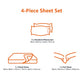 AmazonBasics Light-Weight Microfiber Sheet Set - Full, Black