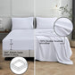 EMONIA Double Bed Sheets Set 4 Piece Full Bed Sheet