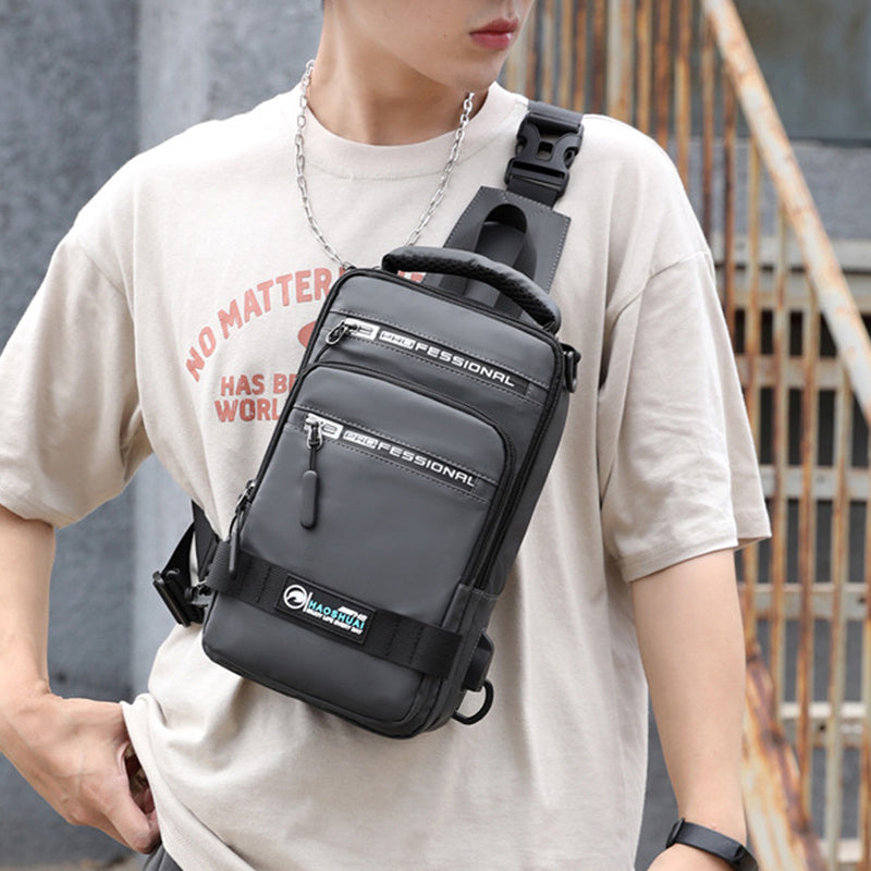 Multifunction Bags For Men Nylon Backpack Crossbody Shoulder Bag