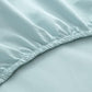 Welhome Soft Finish 100% Cotton Percale Sheet | 4 Piece Set | Full Size | White |