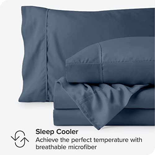 Bare Home Full Sheet Set - 1800 Ultra-Soft Microfiber Full Bed Sheets -