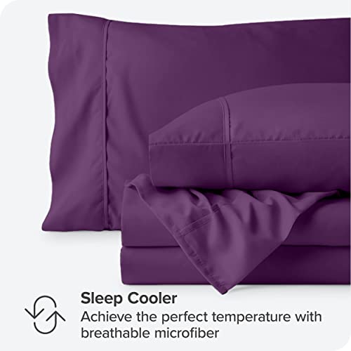 Bare Home Full Sheet Set - 1800 Ultra-Soft Microfiber Full Bed Sheets -