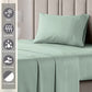 Pizuna 400 Thread Count Cotton Full-Size-Bed-Sheets-Set,