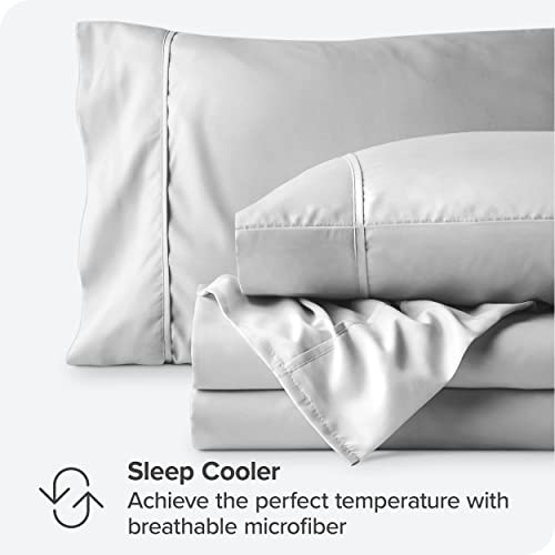 Bare Home Full Sheet Set - 1800 Ultra-Soft Microfiber Full Bed Sheets -