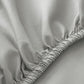 Welhome Soft Finish 100% Cotton Percale Sheet | 4 Piece Set | Full Size | White |