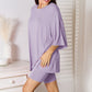 Basic Bae Full Size Soft Rayon Three-Quarter Sleeve Top and Shorts Set