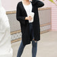 Open Front Long Sleeve Cardigan