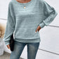 Full Size Round Neck Long Sleeve Top