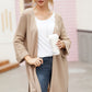 Open Front Long Sleeve Cardigan