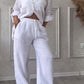 Women's New Stand Collar Long Sleeve Casual Top Two-piece Pants Pack