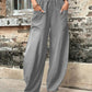 Women's Pants Solid Color Casual Elastic Pants With Pockets